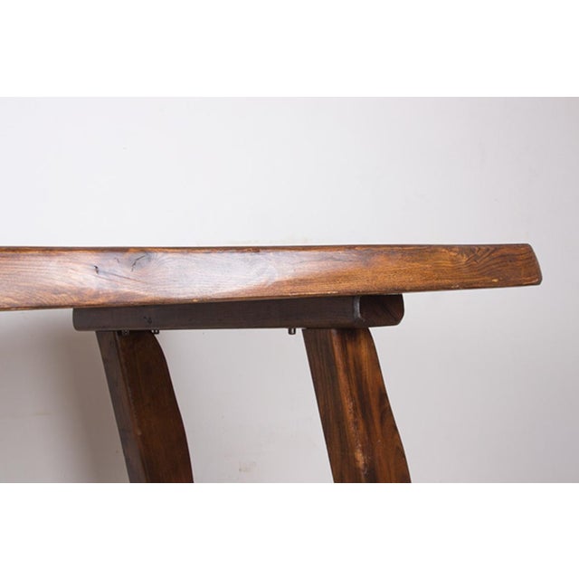 Large Brutalist Style Dining Table by Olavi Hänninen for Mikko Nupponen, 1960 For Sale - Image 9 of 18