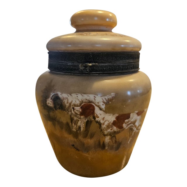 Art Nouveau "Handel Ware" Tobacco Humidor/Jar For Sale