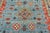 2020s Kazak Rug 9'1'' X 12'5'' Blue Wool Tribal Hand-Knotted Oriental Carpet For Sale - Image 5 of 12