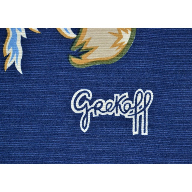 1960s Vintage Elie Grekoff Tapestry French Mid-Century Modern Cancer For Sale - Image 11 of 12