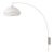 Morelli Oval Brass Wall Sconce, 1960s - Lucite Shade, Satin Nickel Base For Sale
