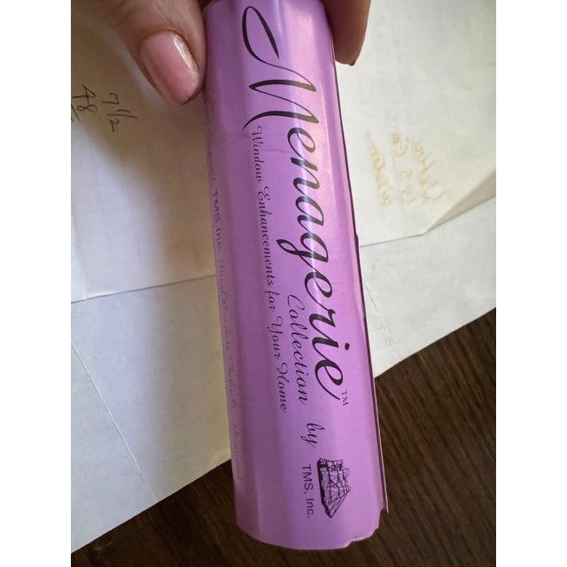 Set of Vintage TMS Gilded Gold Fleur-De-Lis Drapery Rods, Finials, Rings and Brackets For Sale - Image 12 of 12