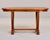 Wood French Art Deco Oval Coffee Table With Reeded Trestle Base For Sale - Image 7 of 11