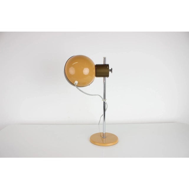 1970s Mid-Century Magnetic Table Lamp from Drukov, 1970s For Sale - Image 5 of 13