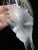 Lalique France Crystal Ange Angel Wing Fluted Champagne Glass Set of 4 For Sale - Image 10 of 14