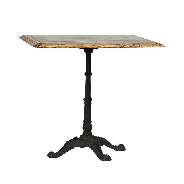 Zinc Square Bistro Table Chairish