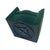 Green Kravet Denham Green Velvet Swivel Chair Upholstered in Brentano Graviata Evergreen For Sale - Image 8 of 8