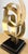 Van Teal Mid-Century Modern Brass Ribbon Abstract Sculpture on Black Square Base For Sale - Image 6 of 13