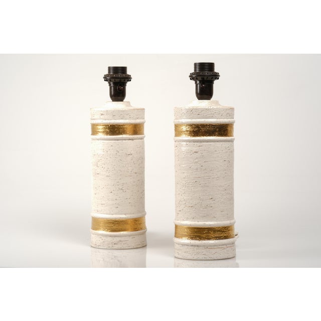 Ceramic Table Lamps by Bitossi for Bergboms, Set of 2 For Sale - Image 9 of 9