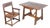 Walnut Desk and Chair, 1700s, Set of 2 For Sale