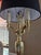 Late 20th Century Brass Bouillotte Style Candelabra Table Lamp For Sale - Image 14 of 15
