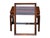 Wood Mid 20th Century Mahogany Chippendale Style Butlers Coffee Table With Glass Top Serving Tray For Sale - Image 7 of 12