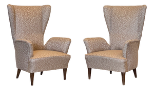 Set of Armchairs in the style of Paolo Buffa, 1940s