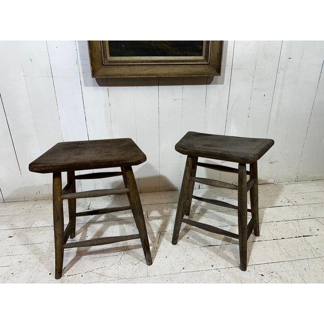 Victorian Original Pitch Pine Artist Stool, 1880 For Sale - Image 15 of 15