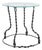 Vintage Champagne Cork Shaped Table in Wrought Iron, Italy, 1980s For Sale