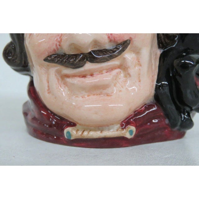 Royal Doulton Dick Turpin D6535 English Ceramic Small Character Mug Jug For Sale - Image 11 of 11
