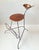 Black Danish Smokers Side Table and Magazine Rack in Teak and String Iron, 1950s For Sale - Image 8 of 10