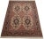 Vintage Persian Design Hand Knotted Wool Area Rug Size: 10' x 14'. Handmade in Romania.