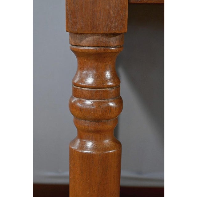 Brown Office Table in Mahogany For Sale - Image 8 of 17