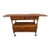 Mid 20th Century Vintage Statton Trutype Furniture Solid Cherry Drop-Leaf Console -Sofa Table. On Casters. For Sale