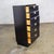 Mid to Late 20th Century Modern Campaign Henredon Black Narrow Chest of Drawers or Lingerie Cabinet For Sale - Image 6 of 18