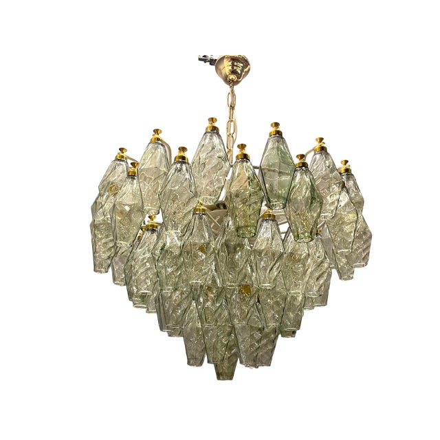 Murano Glass Polygon Chandelier, 1980s For Sale - Image 15 of 15