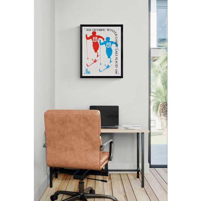 Lake Placid 1980 Ski Cross – 1980 – Original Vintage Olympic Poster – Vintage Sports – 63.5x48.5 cm This original poster...