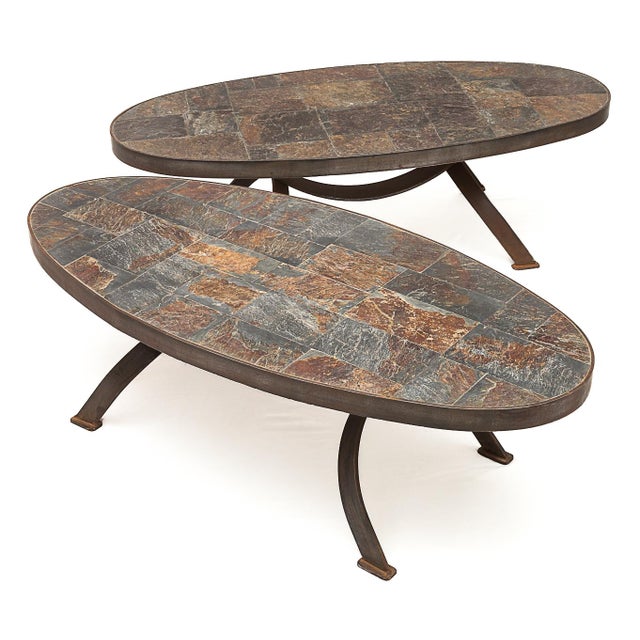 Brutalist Coffee Tables, 1950s, Set of 2 For Sale - Image 14 of 14
