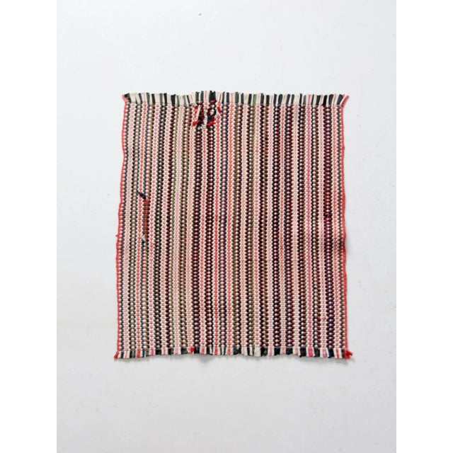 Vintage Accent Rag Rug For Sale - Image 4 of 10