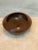 Mid-Century Modern Artist Signed Black Walnut Wooden Bowl For Sale - Image 3 of 5