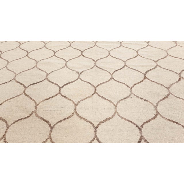 Early 21st Century Modern Dhurrie Style Rug by Doris Leslie Blau For Sale - Image 5 of 7