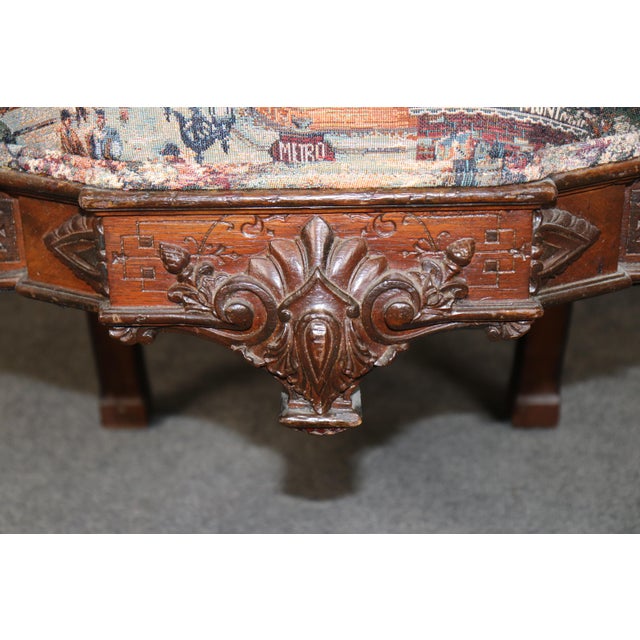 Victorian Antique Victorian Allen Brothers Carved Side Chair For Sale - Image 3 of 12