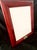 Wood Vintage Burnes of Boston Cherry Wood 8x10 Frame With Brass Baby Shoes Motif Excellent Condition. For Sale - Image 7 of 15