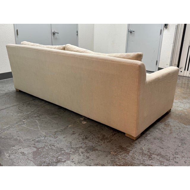 Restoration Hardware Belgian Track Arm Sofa For Sale In San Francisco - Image 6 of 12
