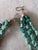 American Vintage Jay King Chunky Multi-Strand Turquoise Necklace With Sterling Silver Glasp For Sale - Image 3 of 4