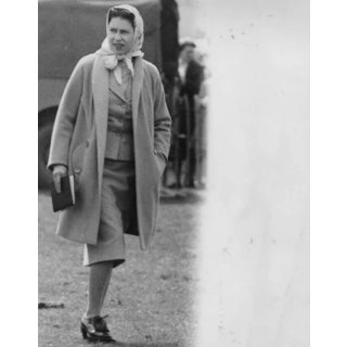 1958 Queen Elizabeth Equestrian Photograph For Sale