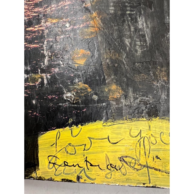 Ellen Reinkraut “Circle Series” Mixed Media Paintings on Board, Set of 9 For Sale - Image 4 of 6