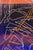 "Monstera Double Shadows Blue Orange" - Large Original Acrylic Painting by Simon Findlay For Sale - Image 18 of 18