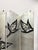 Vintage Midcentury Silver Leaf Botanical Folding Screen With Mirrored Inlays For Sale - Image 4 of 7