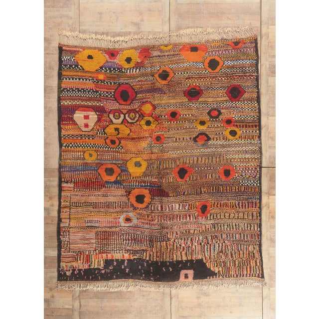 Contemporary Beni Mrirt Moroccan Rug, 09'00 X 10'07 For Sale - Image 10 of 10