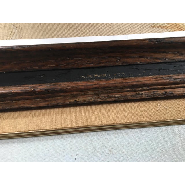 Realism Late 20th Century " Mountainside Farm" Realist Rustic Landscape Oil Painting by John Lewis Egenstafer, Framed For Sale - Image 3 of 12