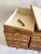 Industrial Wooden Storage Box, 1920s For Sale - Image 9 of 18