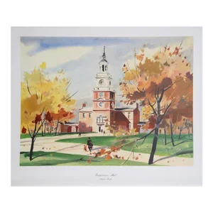 Independence Hall, A.N. Wyeth Poster