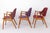 1960s Vintage Lounge Chairs in Beech, Germany 1960s, Set of 4 For Sale - Image 5 of 12