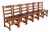 L. & J. G. Stickley Antique Mission Oak Arts & Crafts Ladder Back Dining Chairs | Set of Six For Sale