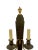 Wood Set of Four English Chinoiserie Decorated Wall Sconces With Gilt Fittings For Sale - Image 7 of 9