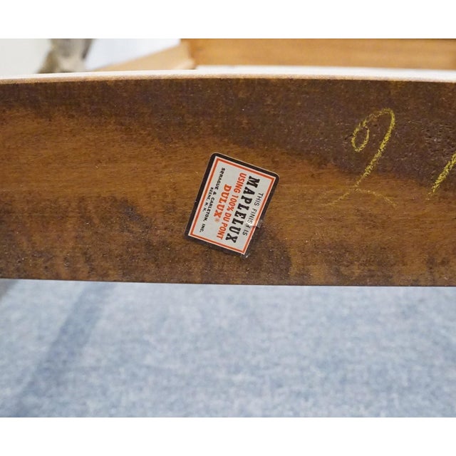 Sprague & Carleton Solid Hard Rock Maple Colonial Early American Full Size Bed 210-400-784 For Sale - Image 11 of 13