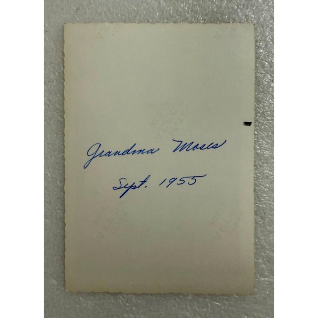 Mid 20th Century Vintage Photo Archive Grandma Moses Folk Art Artist Photograph Collection, 1940's-1960's For Sale - Image 5 of 16