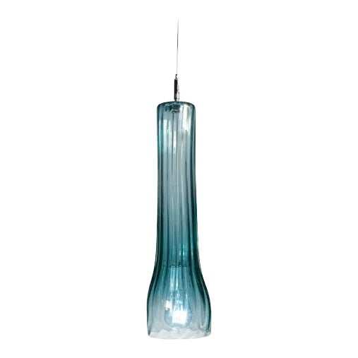 Curve Pendant Light from the Flashlight Collection in Lagoona For Sale