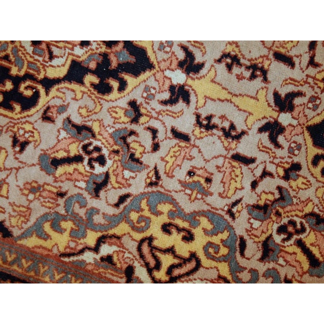 Textile 1970s Handmade Vintage Pakistani Lahore Rug 3,1' X 5' For Sale - Image 7 of 9